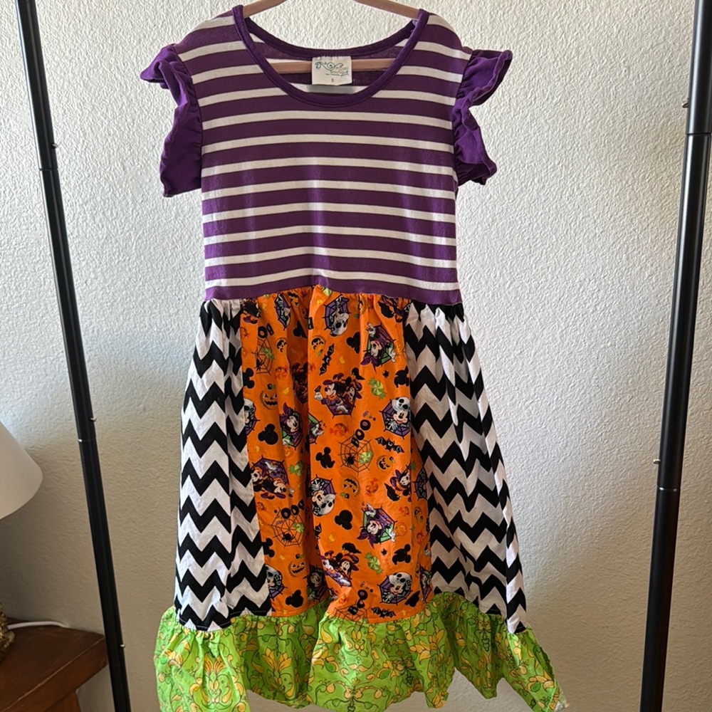 Momi Boutique Colorful Striped and Patterned Dress